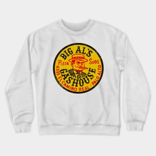 Vintage Big Al's Gashouse Pizza and Suds Palo Alto Crewneck Sweatshirt